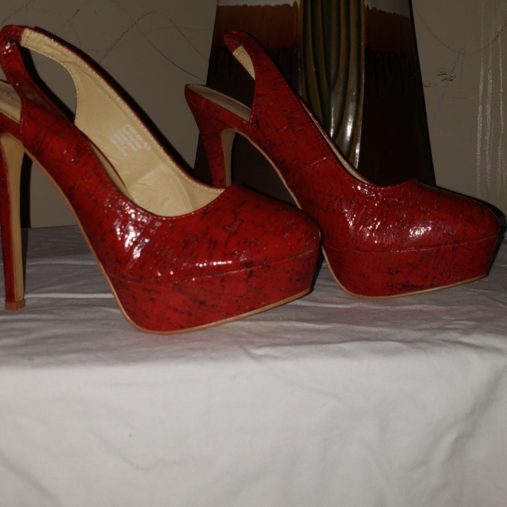 Justfab women sling back heels